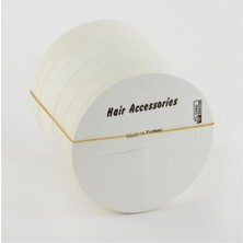 SiHako Yuvarlak Saç Aksesuar Kartı