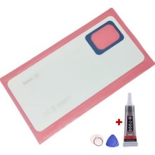 Yedcom Xiaomi Redmi Note 12 Pro 5G Beyaz Arka Kapak Batarya Kapağı Pil Kapağı Yapışkan Ve Sökme Aparatıyla Beraber Full Set