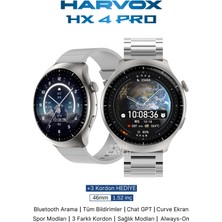 Özbience Hx-4 Pro Harvoz Akıllı Saat, iPhone ve Android Uyumlu, Çok Fonksiyonlu