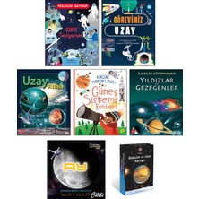Tübitak Yayınları Meslekleri Tanıyorum Uzayı Seviyorum + Görevimiz Uzay + Uzay Atlası + Güneş Sistemi Rehberi + Yıldızlar ve Gezegenler + Ay: Ay’ımızın Bilimi + Gökbilim ve Uzay Kartları / 7li