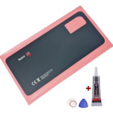 Yedcom Xiaomi Redmi Note 12 Pro 4G Siyah Arka Kapak Batarya Kapağı Pil Kapağı Yapışkan Ve Sökme Aparatıyla Beraber Full Set