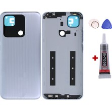 Yedcom Xiaomi Redmi 10A Gri Arka Kapak Batarya Kapağı Pil Kapağı Yapışkan Ve Sökme Aparatıyla Beraber Full Set
