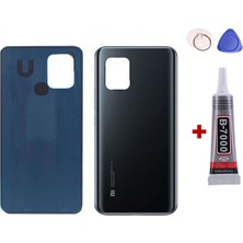 Yedcom Xiaomi Mi 10 Lite 5G Siyah Arka Kapak Batarya Kapağı Pil Kapağı Yapışkan Ve Sökme Aparatıyla Beraber Full Set