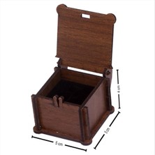 SiHako Seni Seviyorum Figürlü Ahşap Yüzük Kutusu