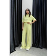 Hsc Bilişim Tshirt Alt Üst Modal Takım Sarı