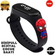 Özbience Çocuklar Için Örümcek Adam Temalı Su Geçirmez Dijital Kol Saati