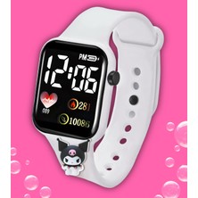 Özbience Su Geçirmez Çocuk Dijital LED Işıklı Akıllı Saat, Renkli Figürlü Tasarım