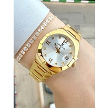 Daniel Klein Altın Renk Kadın Kol Saati ve Bileklik