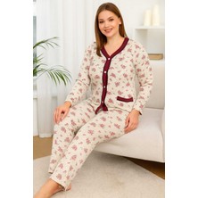 Tenra Geniş Kesim Anne Pijama Takımı %100 Pamuk