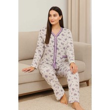 Tenra Geniş Kesim Anne Pijama Takımı %100 Pamuk