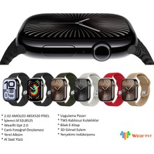 Özbience HK10 Pro Max Amoled Akıllı Saat, Wearfitpro, Ses Kaydı, Eşleştirme