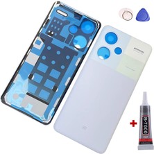 Yedcom Xiaomi Redmi Note 13 Pro Plus 5G Beyaz Arka Pil Batarya Kapağı Arka Kapak Yapışkan Ve Sökme Aparatıyla Beraber Full Set