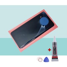 Yedcom Xiaomi Mi 10T Lite Siyah Arka Pil Batarya Kapağı Arka Kapak Yapışkan Ve Sökme Aparatıyla Beraber Full Set