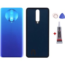 Yedcom Xiaomi Poco X2 Mavi Arka Pil Batarya Kapağı Arka Kapak Yapışkan Ve Sökme Aparatıyla Beraber Full Set
