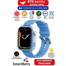 Özbience Çocuklar Için Görüntülü Konum Takip Saati, Gps, Wi-Fi, Sım Kartlı, Mavi