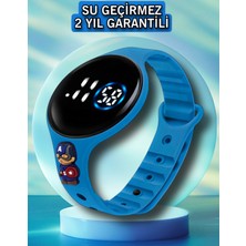 Özbience Su Geçirmez Dijital Çocuk Saati, Dokunmatik LED Ekran, Figürlü Tasarım