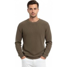 Uki Bej Bisiklet Yaka Triko Kazak