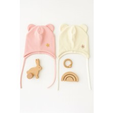 Greenmoon Dış Kısmı Polar Iç Kısmı %100 Pamuk Bebek Bere