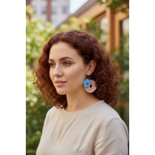 Tokuşka Crochet Örgü Işlemeli Küpe