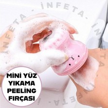 İnfeta Mini Hazneli Yüz Temizleme Fırçası Peeling Etkili Siyah Nokta Aparatı