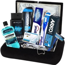 Pierre Cardin Erkek Bakım Seti Güzellik Paketim Içi Saten Damat Sandığı Çeyiz Bohça Seti GP8787