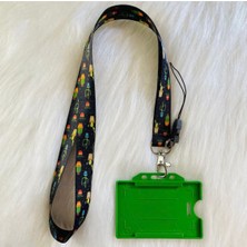 Staffy Kaktüs Temalı Yaka Ipi