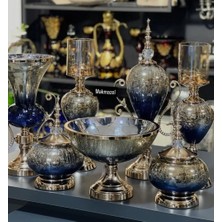 CITY gold 7 Parça Salon Seti Konsol Takımı Dekoratif