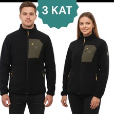 3 Katlı Polar Mont | Unisex | Cepli, Rüzgâr Geçirmez Outdoor Ceket