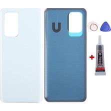 Yedcom Xiaomi Poco F5 Pro Beyaz Arka Pil Batarya Kapağı Arka Kapak Yapışkan Ve Sökme Aparatıyla Beraber Full Set