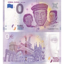 Türkiye Hatıra 0 Euro Kemal Sunal Kağıt Para Çil ( Unc ) Koleksiyon Htr Para
