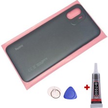 Yedcom Xiaomi Redmi A1 Siyah Arka Pil Batarya Kapağı Arka Kapak Yapışkan Ve Sökme Aparatıyla Beraber Full Set