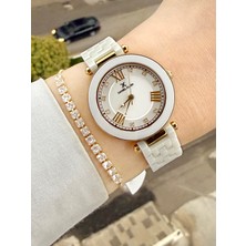 Daniel Klein Seramik Kordon Kadın Kol Saati ve Hediye Bileklik