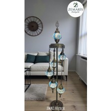 Zemaris Hediyelik El Yapımı Otantik Mozaik Lambader 6'lı