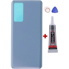 Yedcom Xiaomi Mi 12 Mavi Arka Pil Batarya Kapağı Arka Kapak Yapışkan Ve Sökme Aparatıyla Beraber Full Set