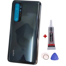 Yedcom Xiaomi Mi Note 10 Lite Siyah Arka Pil Batarya Kapağı Arka Kapak Yapışkan Ve Sökme Aparatıyla Beraber Full Set