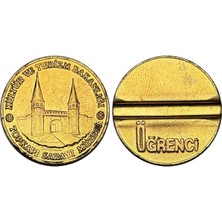 Topkapı Sarayı Müzesi Giriş Jetonu ( Öğrenci ) Çil ( Unc ) Koleksiyon Jeton