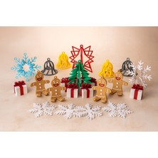 Ladybugs Toys Yılbaşı Ağaç Süsü Dekorasyon Seti – Mini Yılbaşı Süsleri ve Hediye Temalı Paket