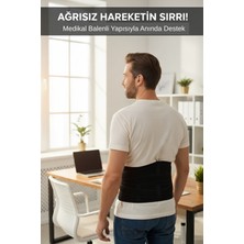 Özbience Yüksek Destekli Bel Korsesi, Balenli Ortopedik Düzleşme Desteği