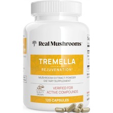 Real Mushrooms, Tremella, Mushroom Extract  120 Capsules.