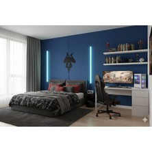 Atagün Nova 3D Yazıcı Örümcek Adam Duvar Dekoru | Spider-Man Aksiyon Figürü Tablo | Gamer/genç Odası Süper Kahraman Dekorasyonu