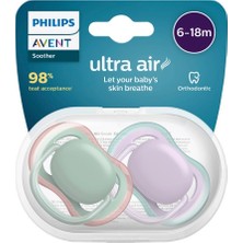 Değirmen Grup Philips Avent Ultra Air Emzik 6-18 Ay 2li Kız SCF085/16