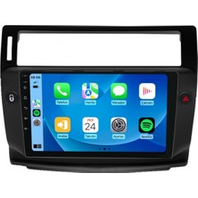 Maitech CE11052 Citroen C4 Siyah Çerçeve 2004-2010 4+32GB Carplay Android Multimedya YENİ YASAYA UYGUN Teyp
