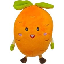 Selay Toys Sevimli Kırmızı Havuç Peluş Oyuncak – Yumuşacık, Güvenli, Eğlenceli