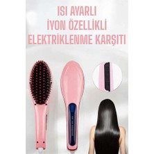 Shopwave Fön Etkili Saç Düzleştirici Tarak Yıpranma Karşıtı Döner Kablo Isı Ayarlı