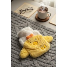 Sarı Şirin Peluş Civciv Figürlü Sıcak Su Torbası ve Yumuşak Kılıfı