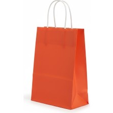 Ta-Fu Global Renkli Karton Çanta 25 Li Beyaz Sap