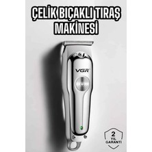 Shopwave Tıraş Makinesi Profesyonel Tasarım Paslanmaz Çelik Lı