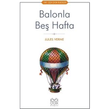 1001 Çiçek Kitaplar Balonla Beş Hafta - 1001 Çiçek Çocuk Klasikleri
