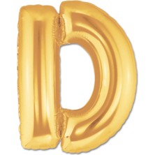 Skygo D Harf Folyo Balon Altın Renk  40 Inç