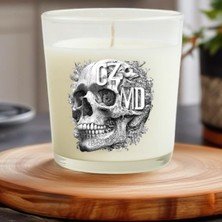 CZMD Anatomical  Naturel Soya Wax Cam Mum 300 ml  – El Üretimi Dekoratif Mum